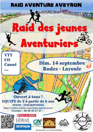 Affiche RAID des Jeunes Aventuriers - 14 septembre