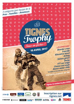 Affiche TIGNES TROPHY - 16 avril 2017