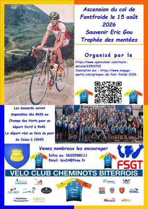 Affiche Grimpée de FONT FROIDE - 15 août