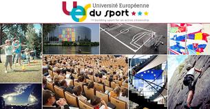 Affiche Université Européenne du Sport 2017 // European Sport Convention 2017 - 11/12 juillet 2017