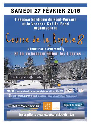Affiche La Royale n°8 - Les 3 Portes - 27 février 2016