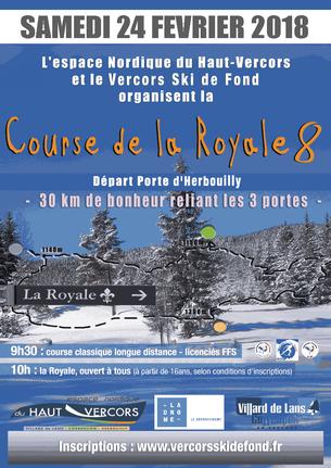 Affiche La Royale n°8 - Les 3 Portes - 24 février 2018