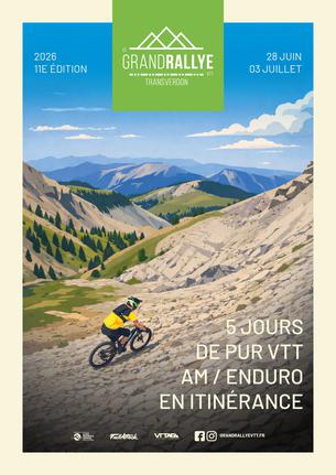 Affiche Grand Rallye VTT(AE) TransVerdon 2026 - 28 jui/3 jui