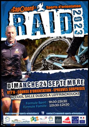 Affiche Raid CapOnord 2023 - 24 September
