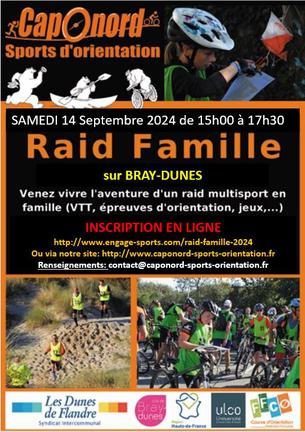 Affiche Raid famille 2024 - 14 septembre