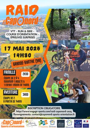 Affiche Raid CapOnord 2025 - 17 Mai