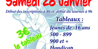 Tournoi de Tennis de Table - 28 January 2023